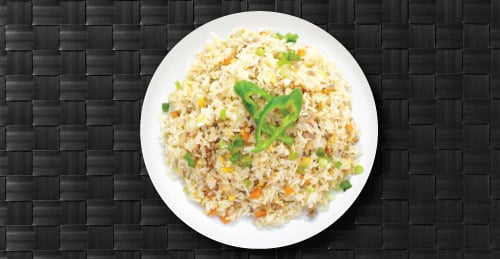 Food Rice On Plate