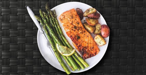 Grilled Salmon Meal