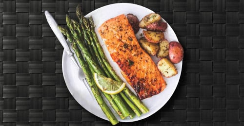 grilled chicken on a plate ready to eat