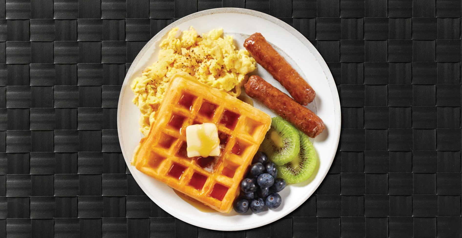 Waffle breakfast