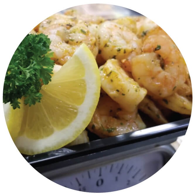 All your tasty meals go over a scale where they are carefully portioned so your nutrition is on point. All your tasty meals go over a scale where they are carefully portioned so your nutrition is on point
