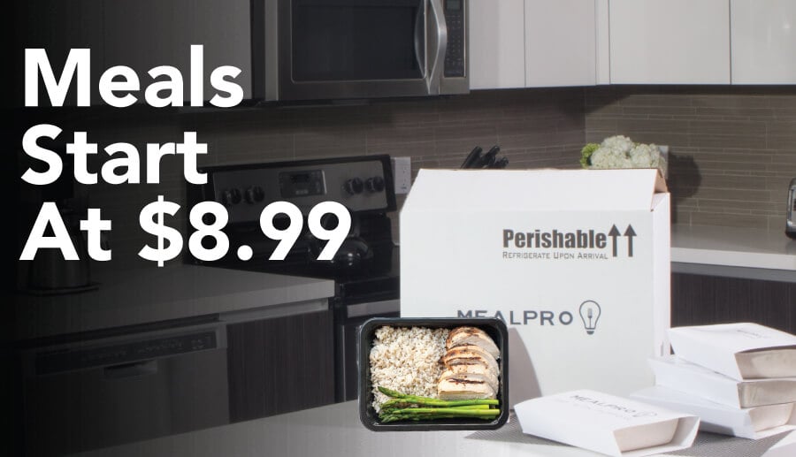 MealPro's high protein meals start at $8.99