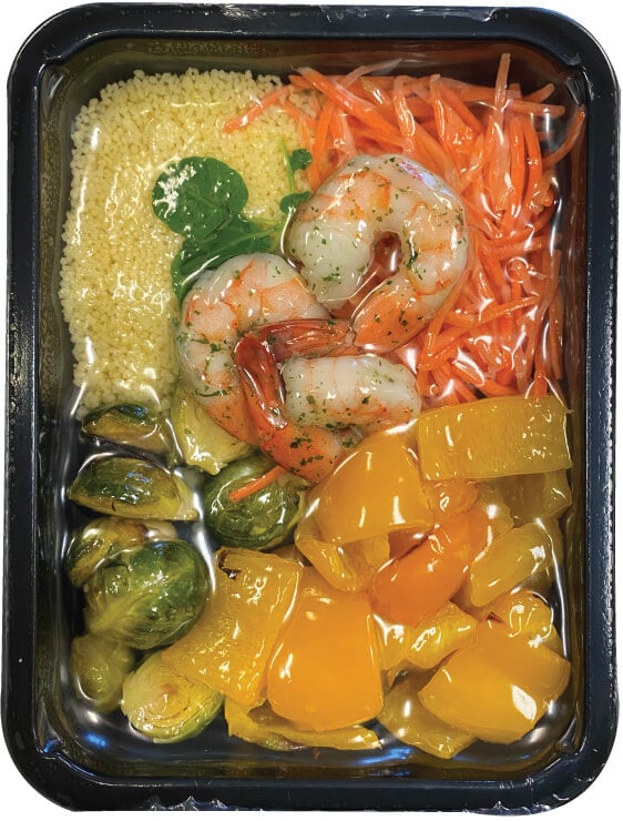 Picture of a healthy MealPro Bariatric food item taken from a top view