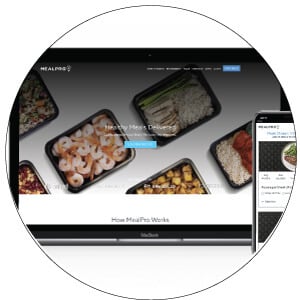 Picture of a meal that you can choose from the menu Picture of a meal that you can choose from the menu