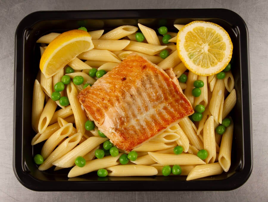 Salmon and Pasta Meal