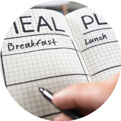 Custom meal plan creating