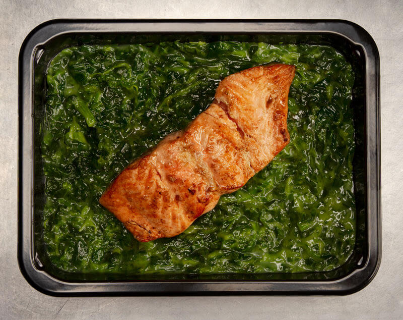 Creamed Spinach Salmon