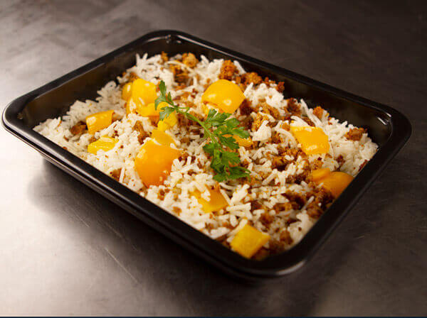 Turkey and peppers meal