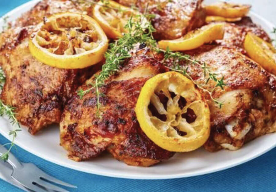 healthy paleo recipe: paleo lemon chicken