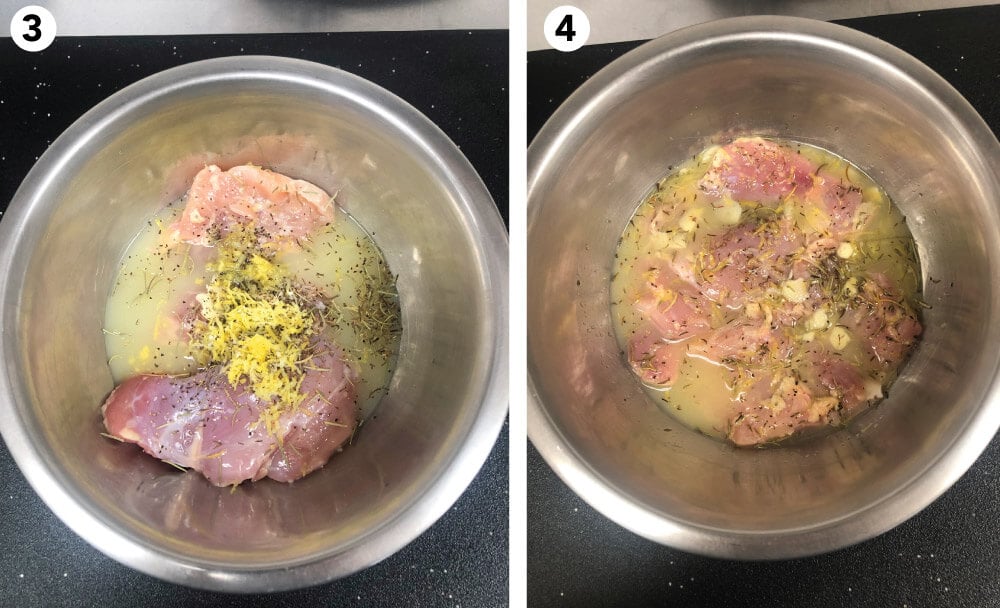 Easy keto Lemon Chicken recipe marinade