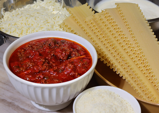 turkey Lasagna Ingredients