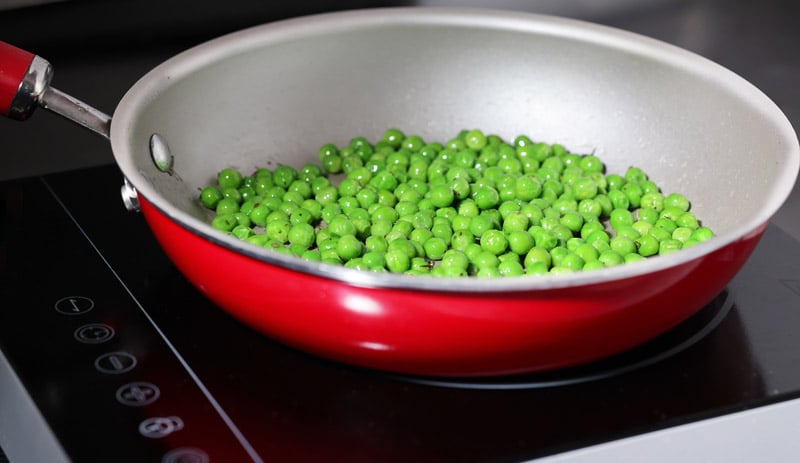 How to saute peas recipe