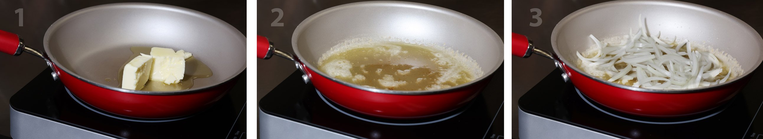 Sauted onions pan seared