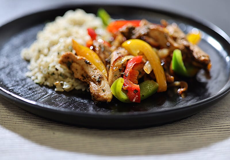 Renal Chicken Fajitas