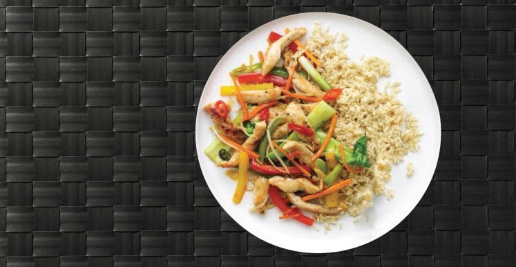 You can choose for your meals to have extra carbs on the menu page