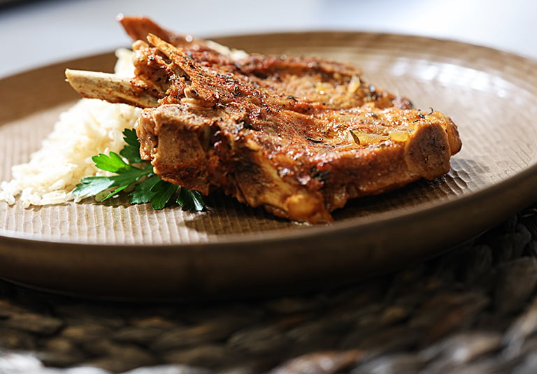 Pork chops high protein meal prep recipe idea