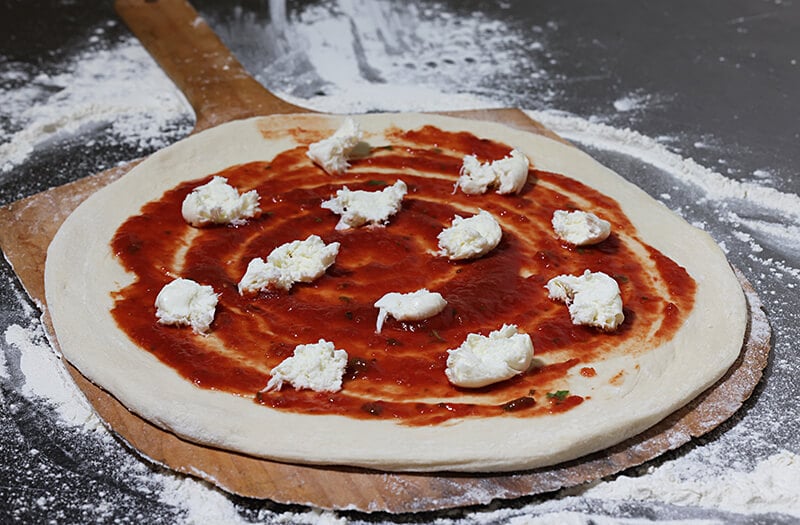 Pizza Sauced Mozzarella