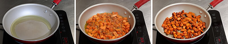 Root Vegetable Cooking for Farro Salad
