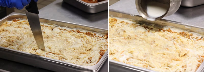 how to layer lasagna