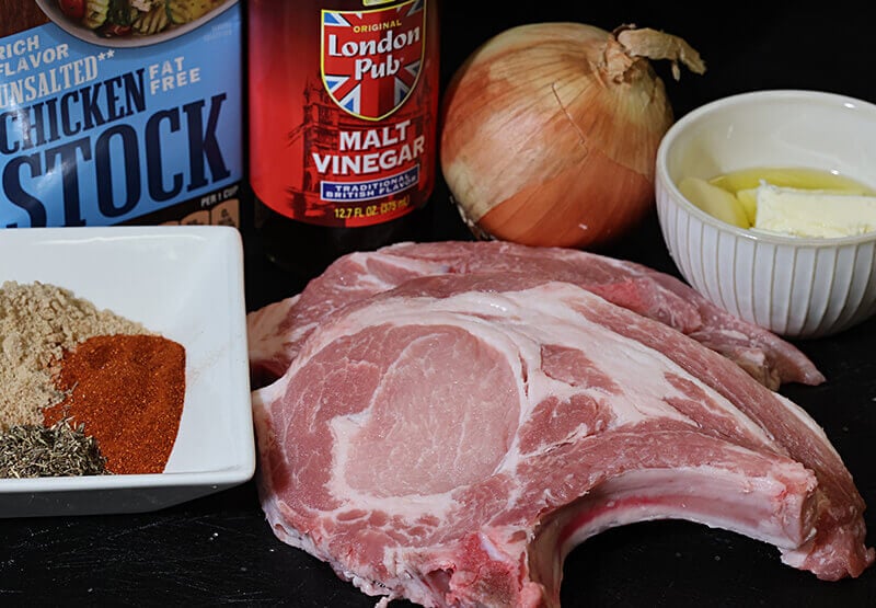 Pork chops recipe ingredients