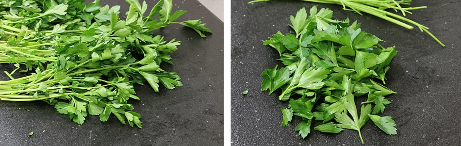 Parsley Slicing