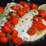 Pan Seared Branzino Recipe with Blistered Tomatoes