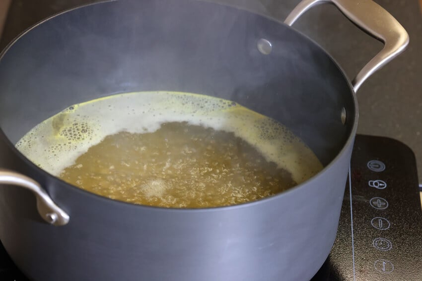 Boil the Vegetable Stock