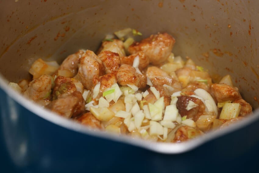 Kale beef stew