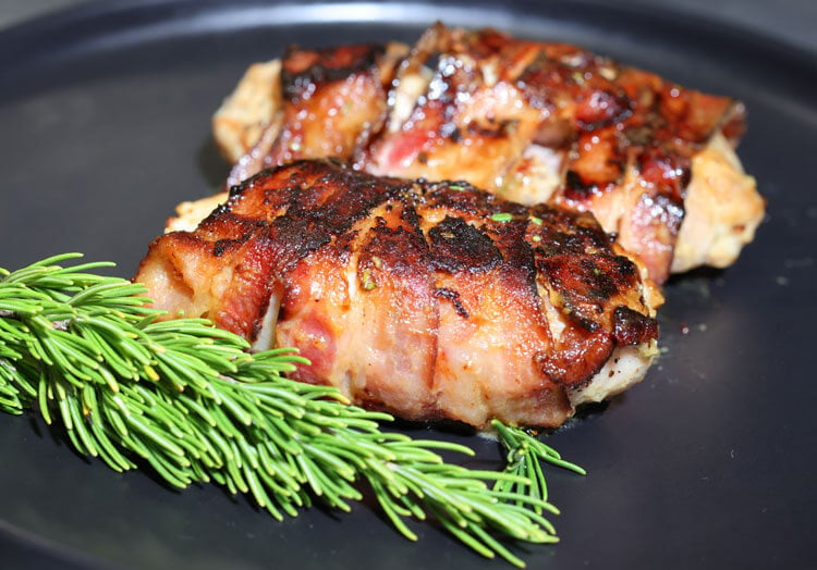 keto meal prep ideas: bacon wrapped chicken recipe