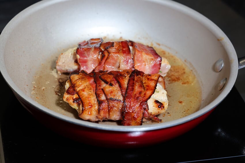 bacon wrapped chicken