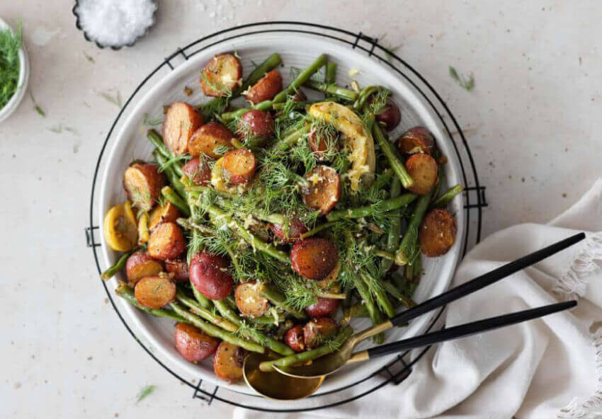 Crock Pot Green Beans and Potatoes