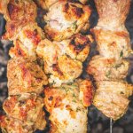 Traditional Halal Chicken Kebab Skewers Recipe