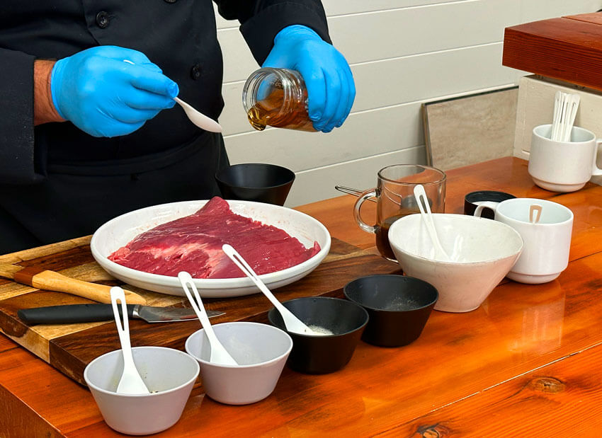 Honey in BBQ Rub Mixture