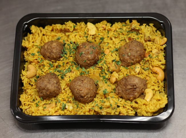 Matballs Saffron Rice