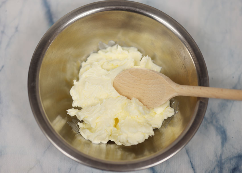 Butter in Mixing Bowl