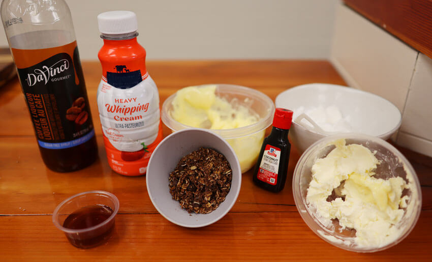 Tiramisu Ingredients