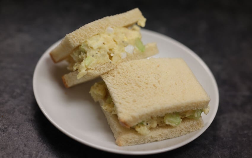 Potato Egg Salad Sandwich