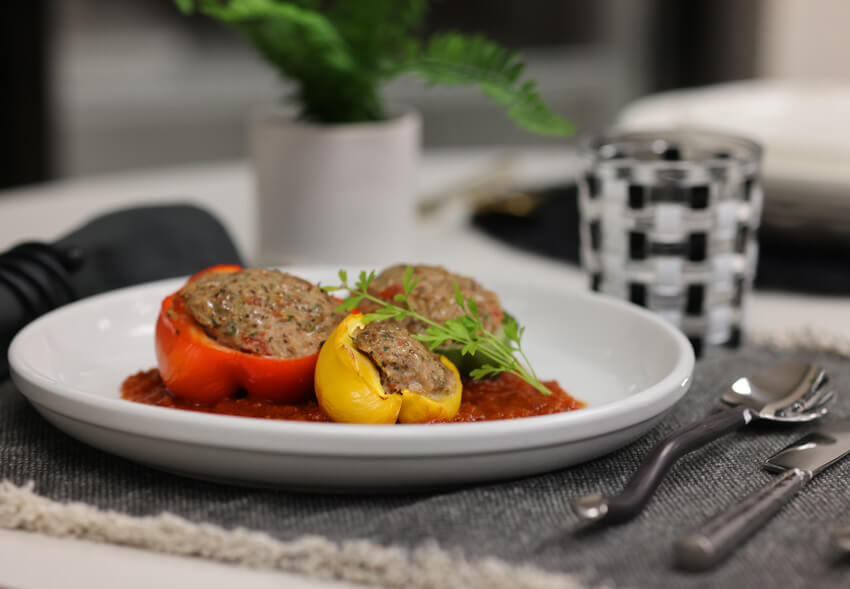 keto meal prep ideas: stuffed bell peppers recipe