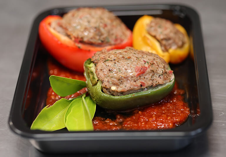 healthy paleo recipe: paleo stuffed bell peppers