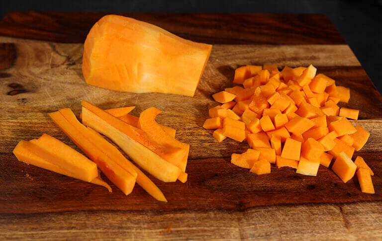 butternut squash cubed