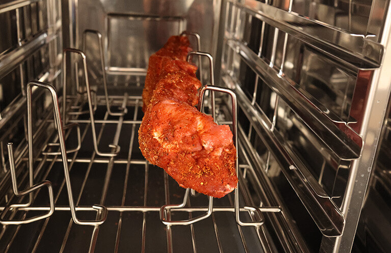 seasoned ribs in oven