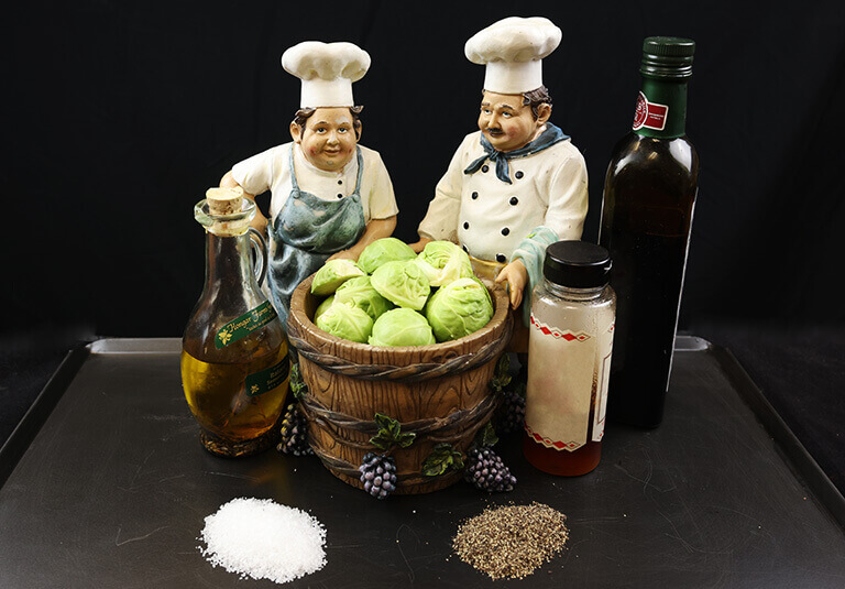 Recipe Ingredients for honey balsamic Brussels sprouts