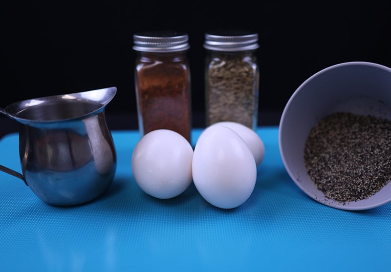 Recipe Ingredients for low sodium scrambled eggs