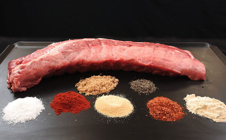 dry rub roasted ribs Recipe Ingredients
