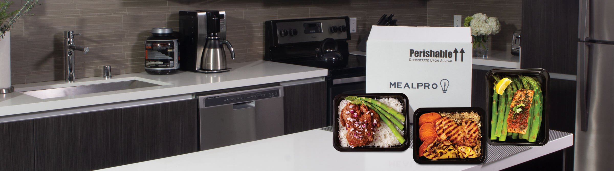 Healthy  meals served in a microwave safe  meal prep containers