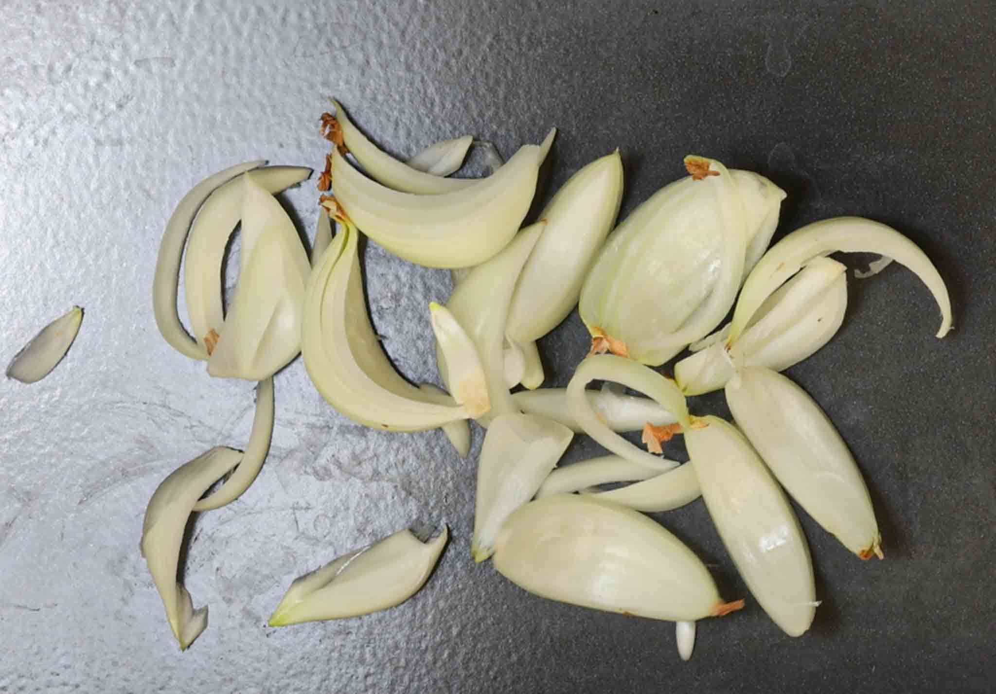 Chopped Onion in Pan