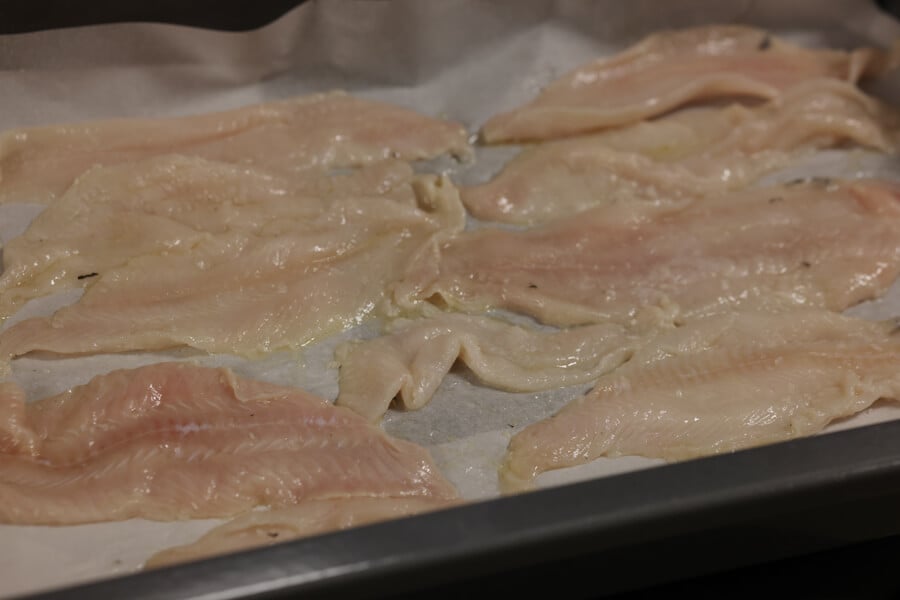 Sole on the sheetpan