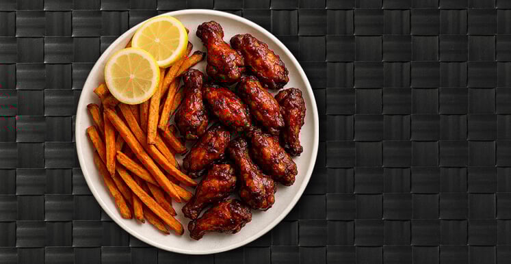 Diabetic ribs and fries