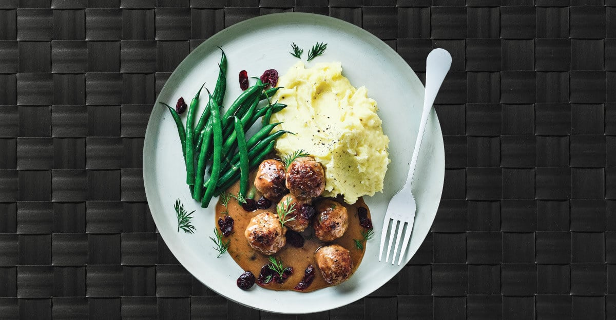 Keto Cauliflower Mash Meatball Meal Prep