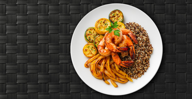 Celiac Zucchini Prawns